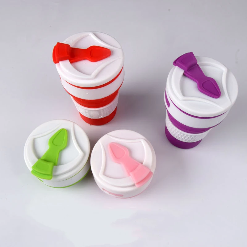 

Multifunctional Silicone Folding Water Cup Coffee Cup, 4 colors