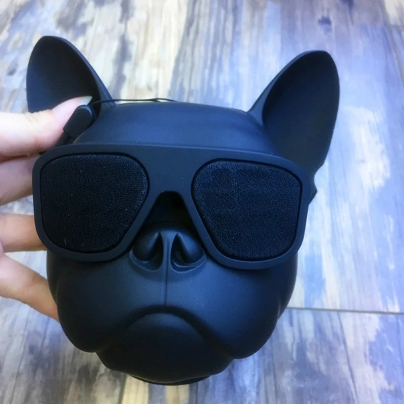 

2021 Fashion france Bull dog speaker with wireless bt