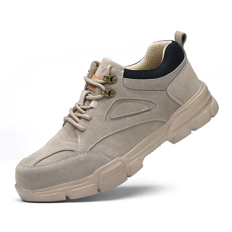 

New Fashion Shoes Anti-smash And Anti-puncture Work Shoes Breathable For Men