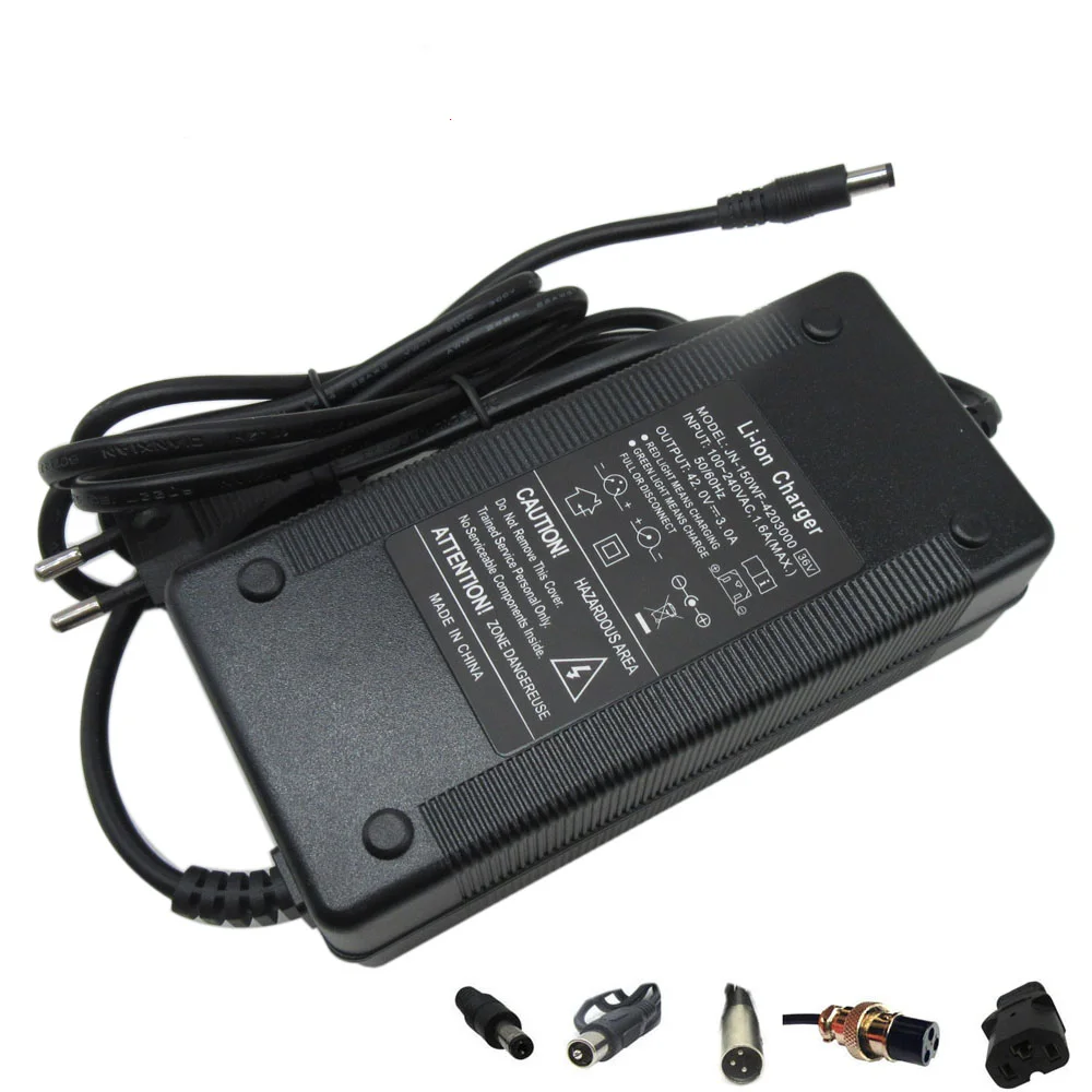 

High quality li ion battery charger 42V 2A for 36V phylion battery