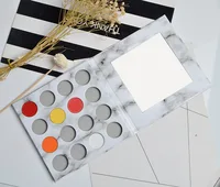 

Custom design diy private label matte 16 color empty eyeshadow palette