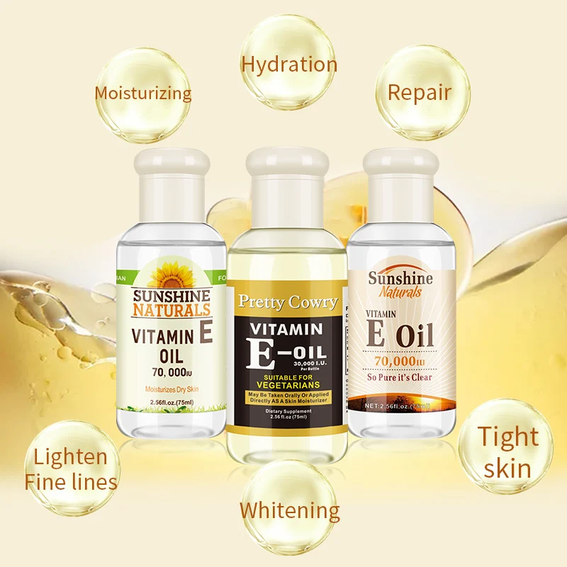 

Pretty cowry essential oil vitamin E moisturizing natural oil body massage oil