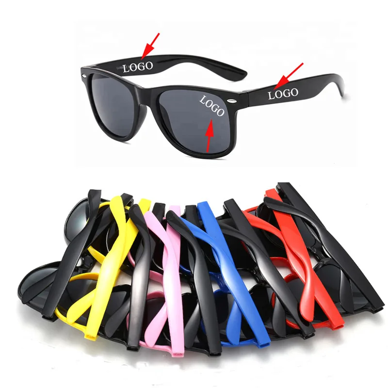 

wholesale cheap custom logo promotional designer PC fashion plastic black men women shades sun glasses sunglasses 2023