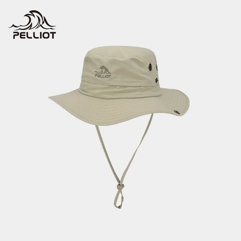 Pelliot Quick-Dry Foldable Fisherman Hat 3D Embroidery Technique Outdoor Sunshade and Sun Protection for Summer