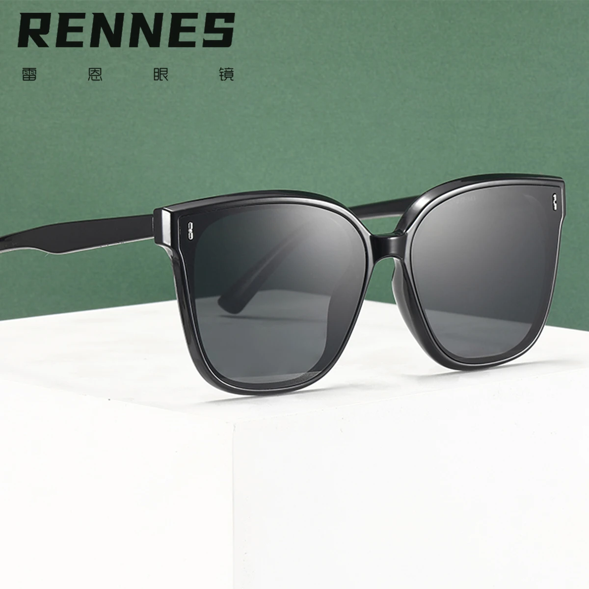 

RENNES 2021 New m nail sunglasses retro square frame sunglasses fashion men's and women's sunglasses