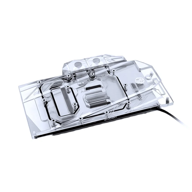 

Bykski Full Coverage GPU Water Block For VGA ASUS RTX 2060 O6G SI Graphics Card Cooler Watercooler,5V/ARGB,12V RGB N-AS2060SI-X, Transparent