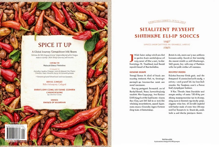 Different types of chiles and beans
