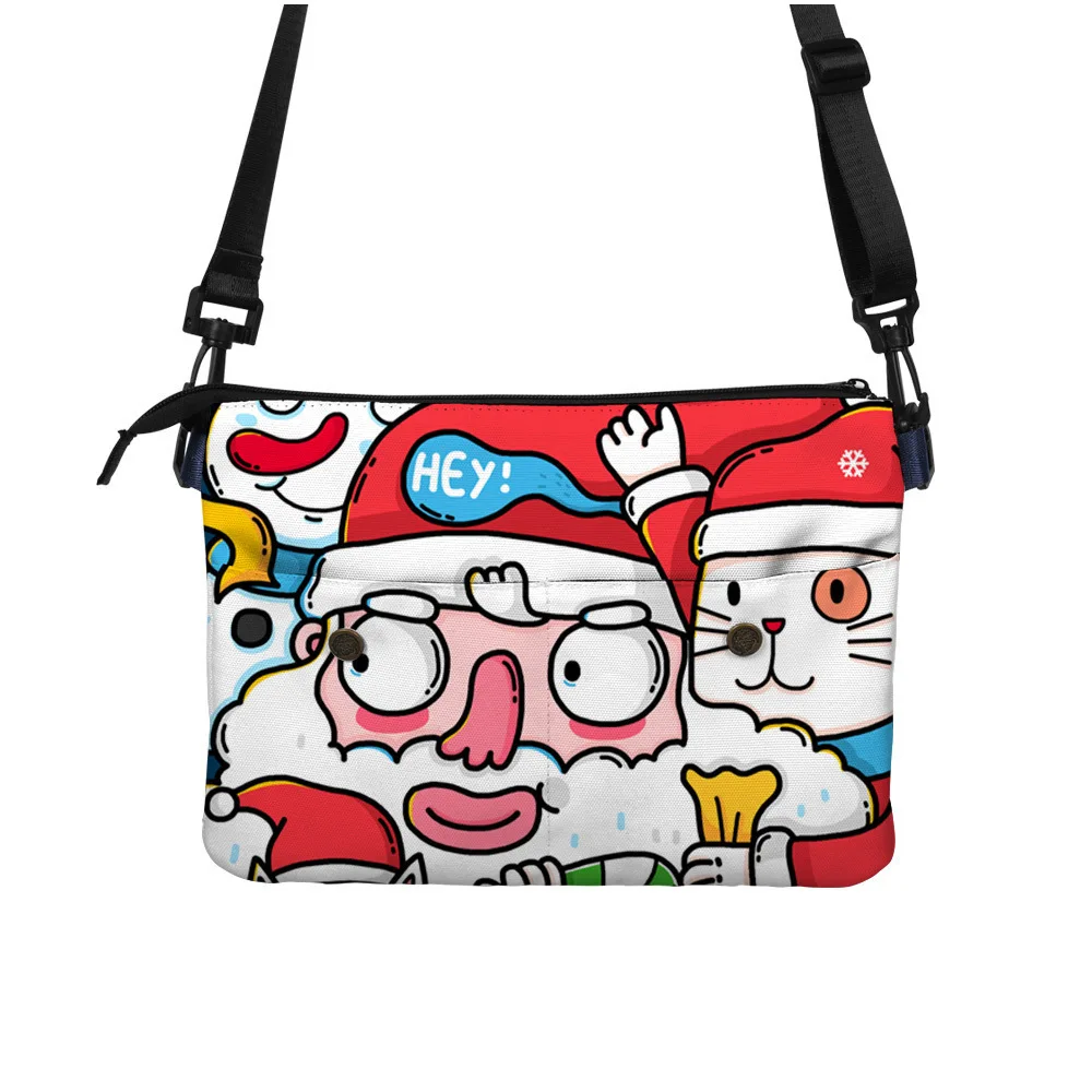 

Celebration Santa Claus New Trend One-Shoulder Messenger Casual College Wind Bag Christmas Creative Design Handbag M32