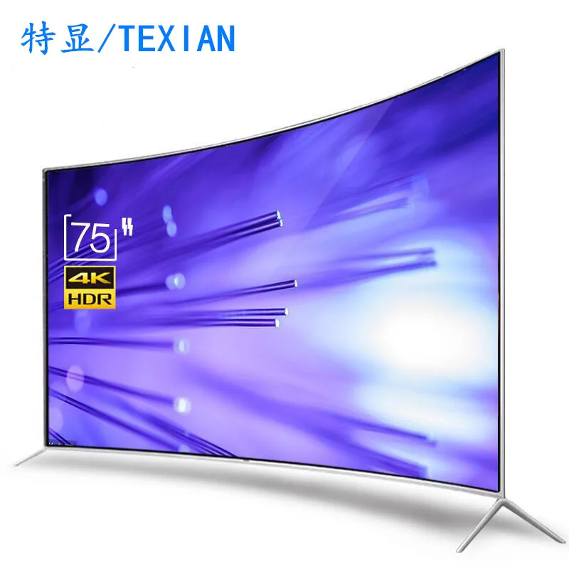 Factory wholesale  55 Inch led curved smart tv android 4K ultra-thin televisions