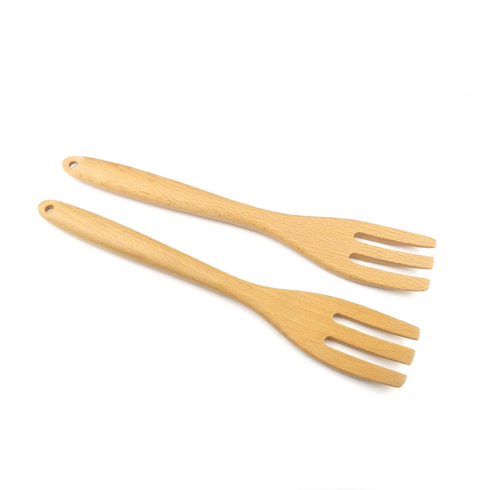 

Chinese Factory price Excellent high quality Food Use reusable fruit beech wooden fork, Natural