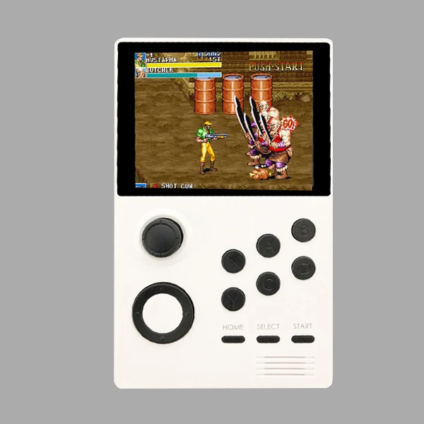 Noblik A19 la Boite de Pandore Android Supretro éCran IPS de Console de Jeu RéTro Portable 3000 Jeux 30 Jeux 3D Blanc