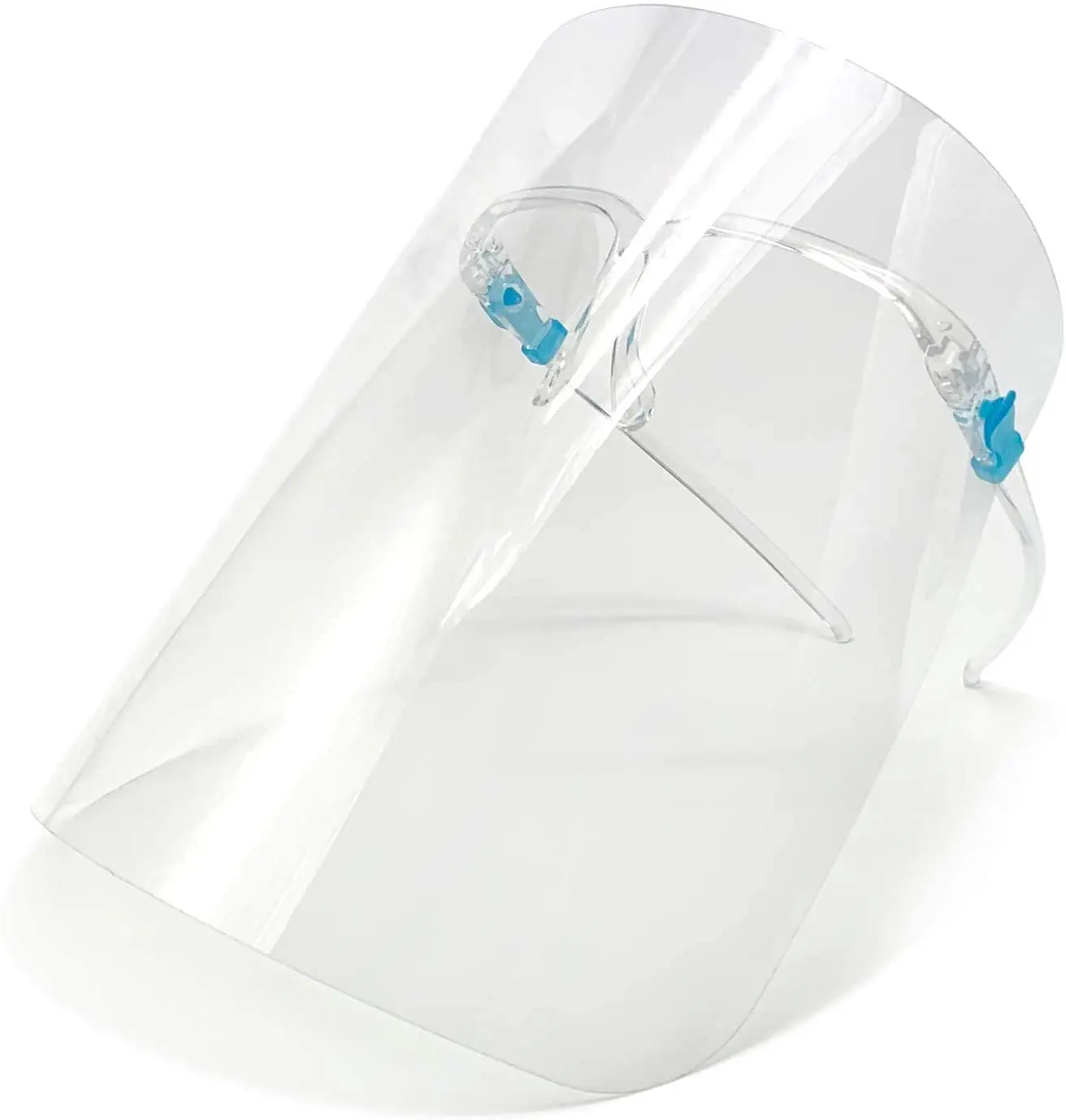 
Face shield with glass Professional Anti Fog Dustproof Protective Transparent Clear Full Visor Disposable Splash 