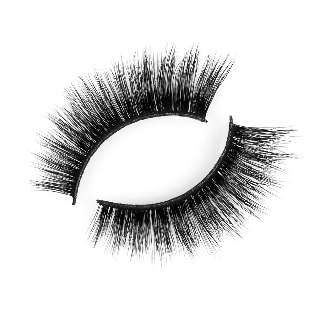 

soft 3d mink eyelashes 15-19mm eyelash vendor real siberian mink strips wholesale mink eyelash