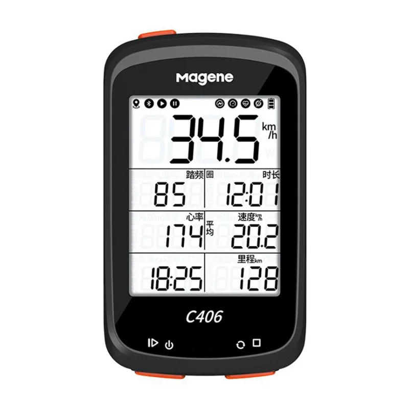 

MAGENE Wholesale Magene Wireless Ant+ Gps Heart Rate Supports Heart Rate App Bicycle Computer With Holder