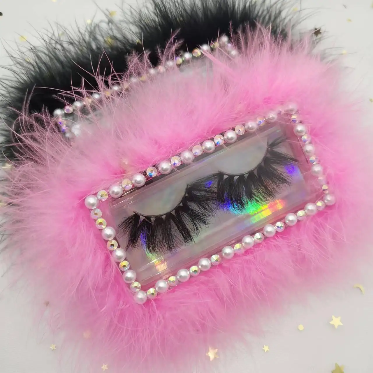 

16MM 3D Mink Eyelashes Vendors Wholesale Lash Fur Box For 20mm 25mm 5D Lashes