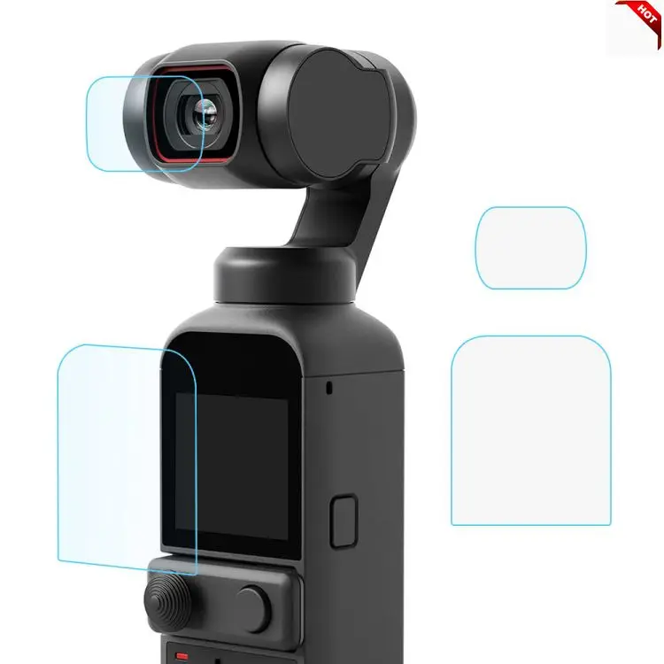 

PULUZ Other Camera Accessories 9H 2.5D HD Tempered Glass Lens Protector + Screen Film for DJI OSMO Pocket 2