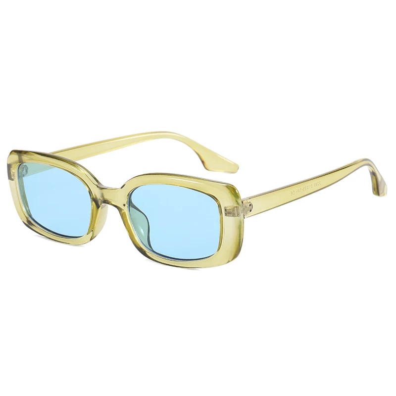 

Superhot Eyewear 33132 INS Fashion 2021 Retro Solid Plastic Small Rectangle Sunglasses