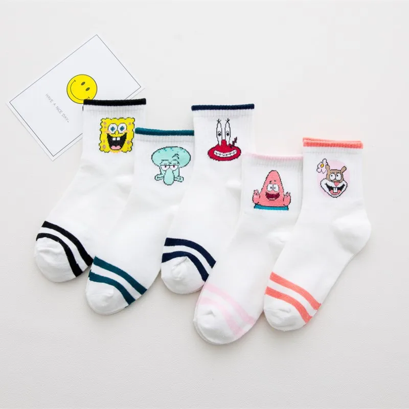 
Fashion Cartoon Character Short Socks Girls Harajuku Cute Pattern Ankle Socks Funny Socks Women  (62428169470)