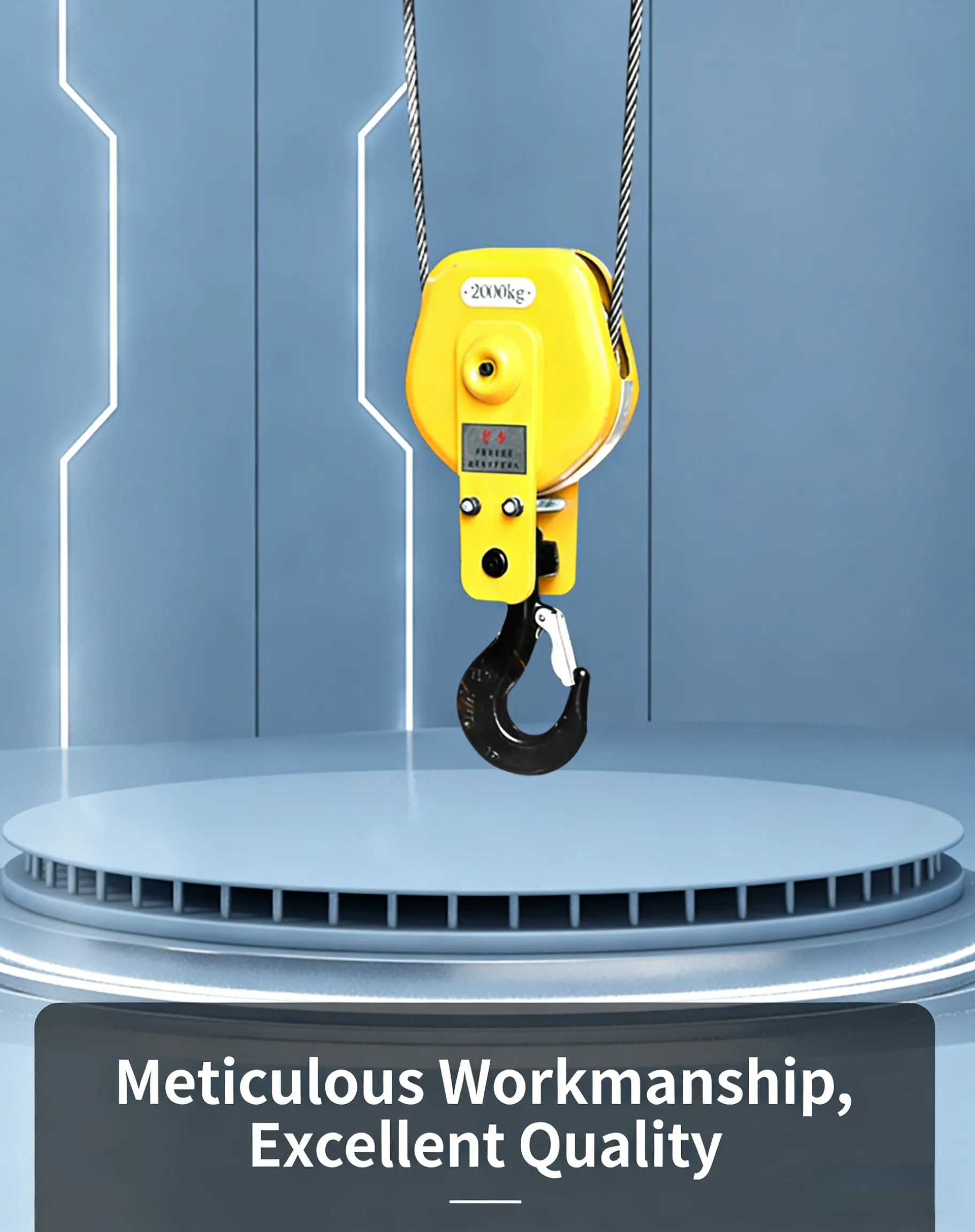 CD electric trolley and hoist detail