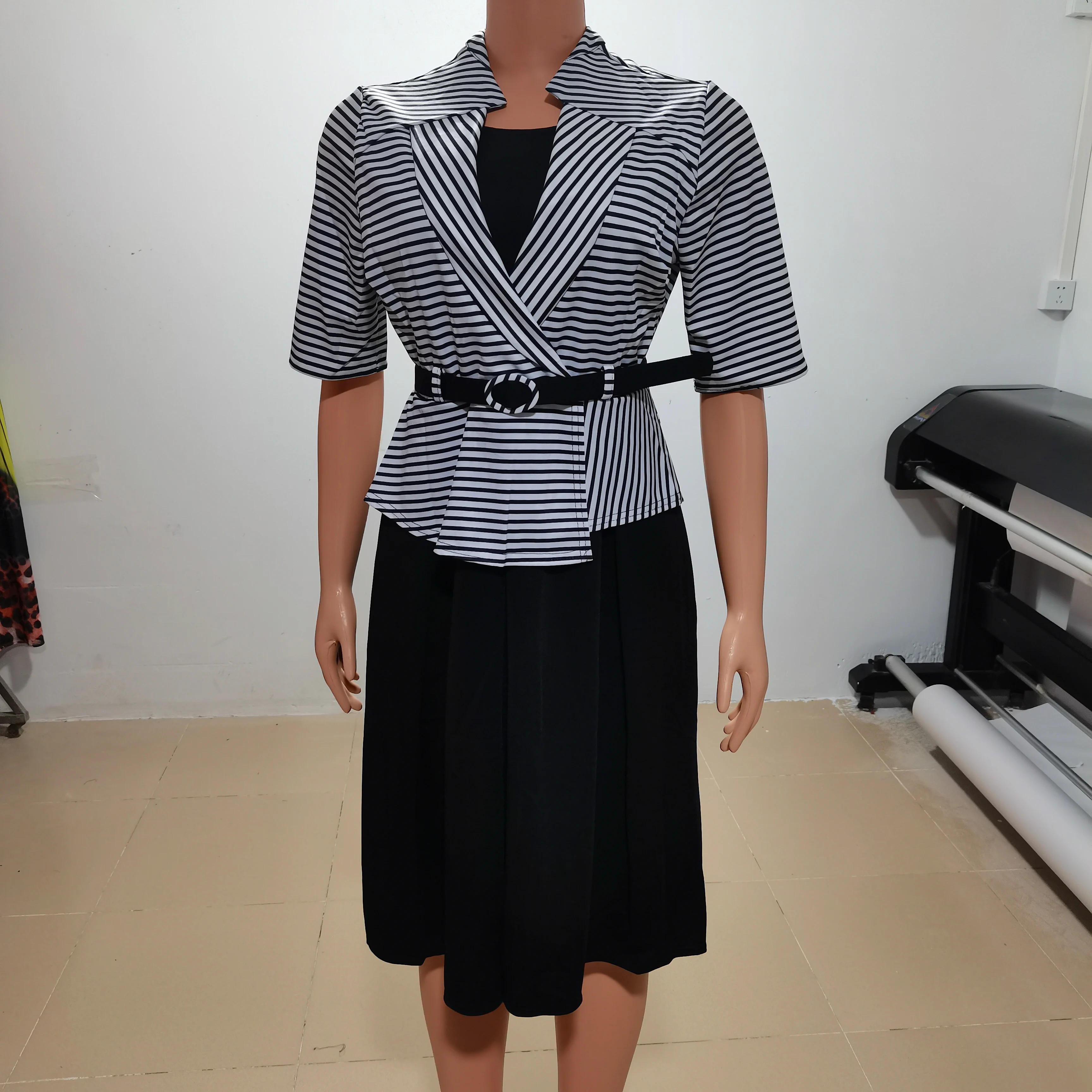 

High Quality African Women Fashion Plus Size Casual Dresses, Customized color
