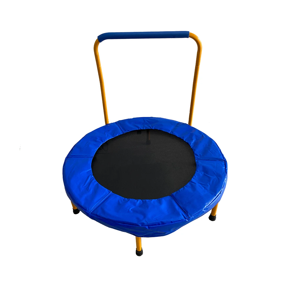 

Multi Colors Kids Toy Home 36 Inch Mini Folding Trampoline With Handle Small Indoor Trampoline
