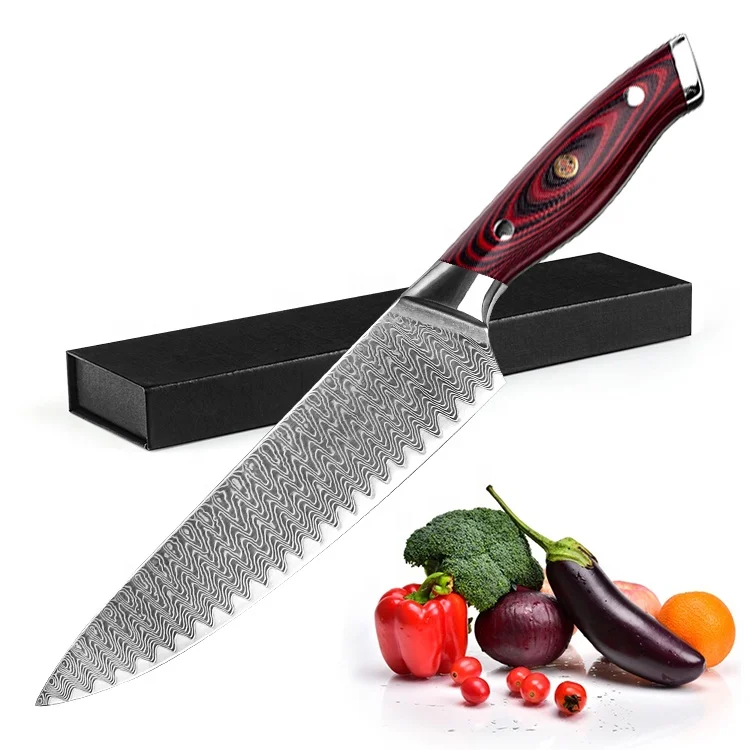 

8inch Damast Steel Kitchen Chef Knives Gift Box