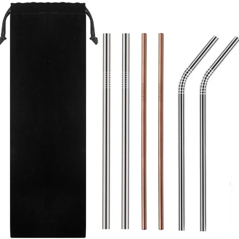 

Reusable Drinking Straw Metal Stainless Steel Straw, Customized