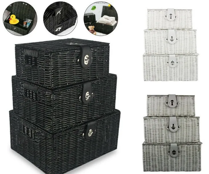

large plastic weave basket storage plastic stackable rectangular woven plastic storage basket, Customized color