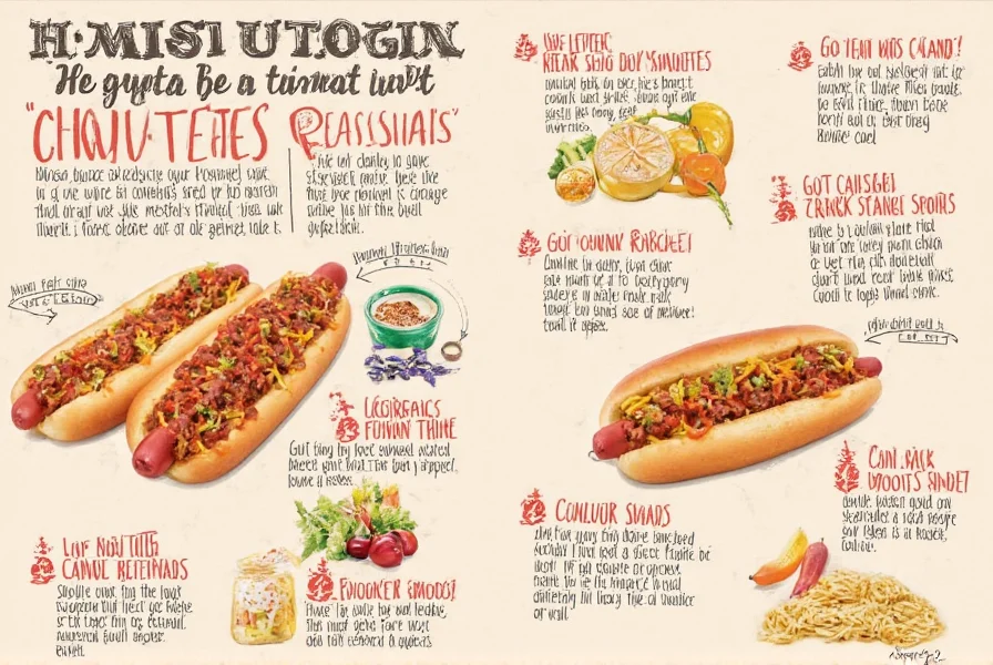 Essential spices and tools for chili