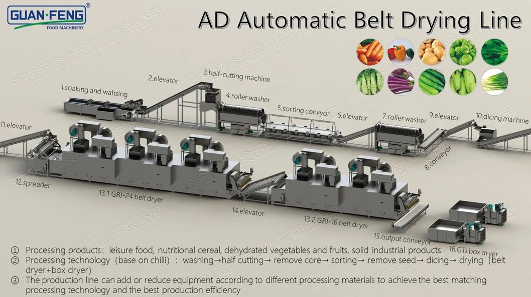 belt drying line