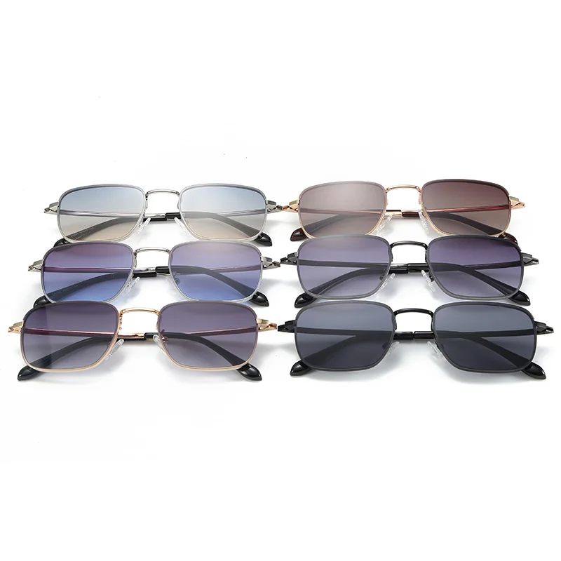 

YTSDF3085 wholesale sunglasses sun glasses shape alloy square sunglasses shades sunglasses 2021, 6colors