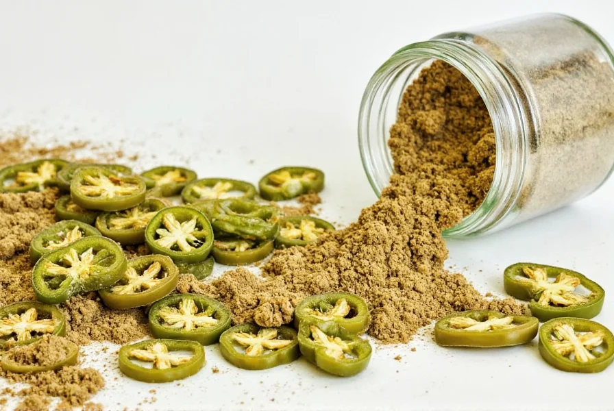 Spice Jars in Cabinet