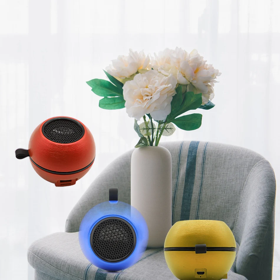 Promotional Gift Tiny Shape Mini ABS Bass Bluetooth Speaker For Outdoor Use Good Price - ANKUX.COM