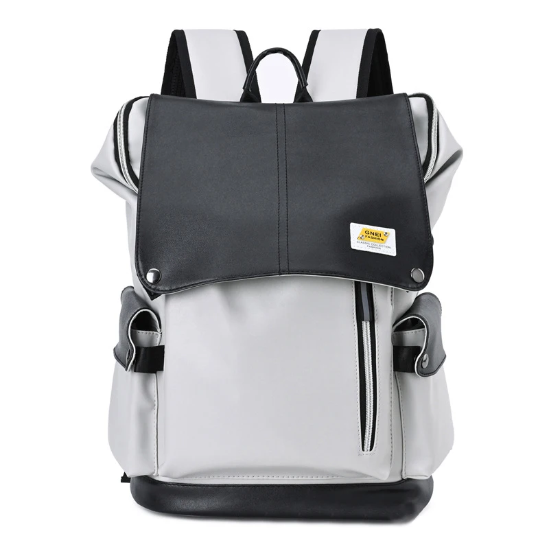 

SB126 High street style pu backpack male large-capacity student school bag sports basketball bag travel with custom print