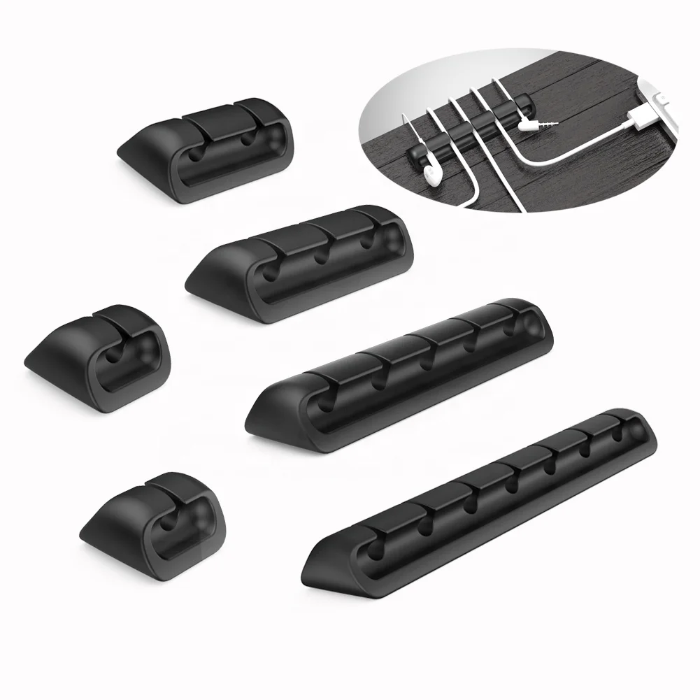 
New design Wire Cable Clips Cord Management Organizer Holder for USB Charging Cable/Power Cord/Mouse Cable PC Office 