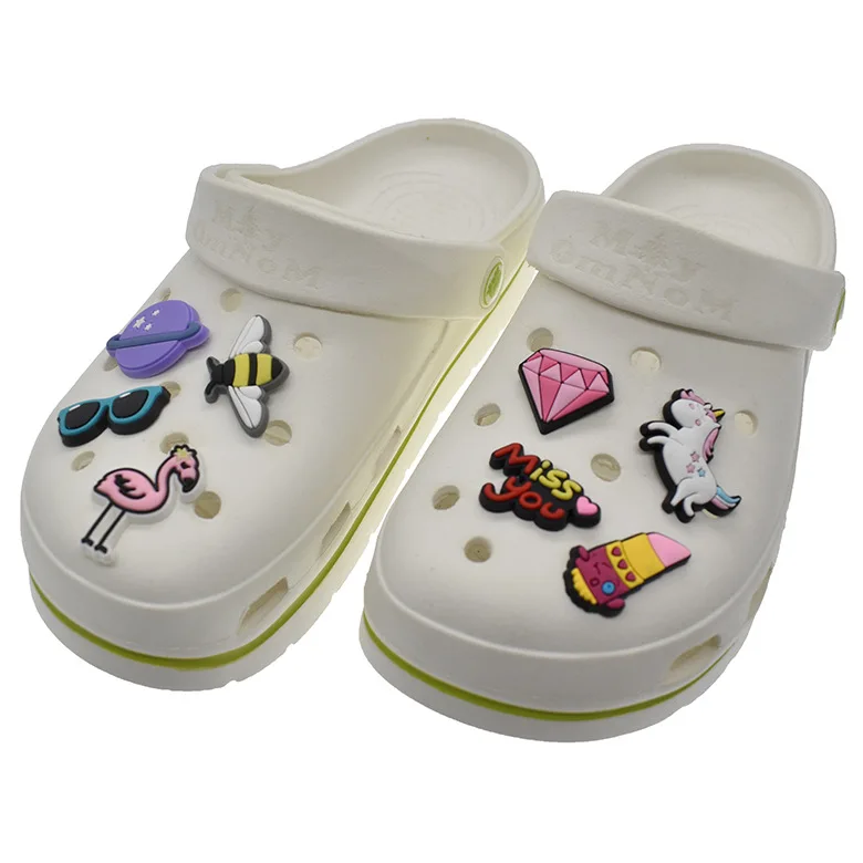 

2021 New Trend Clog Charm Soft PVC Custom Shoe Charm for crocs kid Clog