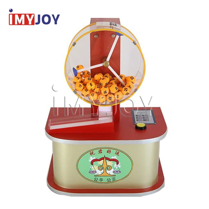 

Lotto machine with lottery balls win money mechanical mix draw ball lottery machine, Red