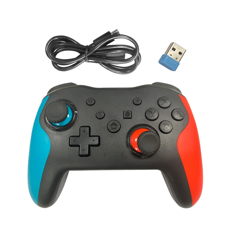 

YLW Wired BT Wireless Controller For N- Switch NS Pro PC TV Box Smart Phone Tablet PS3 Double Shock Joystick Gamepad, Multi-colors