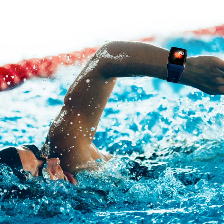2020 New arrivals Q7S version waterproof ip68 dynamic heart rate blood pressure monitor fitness tracker smart band with swimming