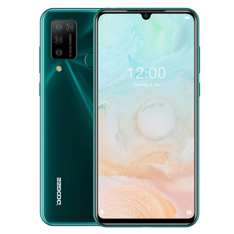 

Best Selling DOOGEE N20 Pro 4G Mobile Phone, 6.3 inch Android 10 Smartphone, 6GB+128GB 4400mAh Battery Cell Phone, Green purple space grey