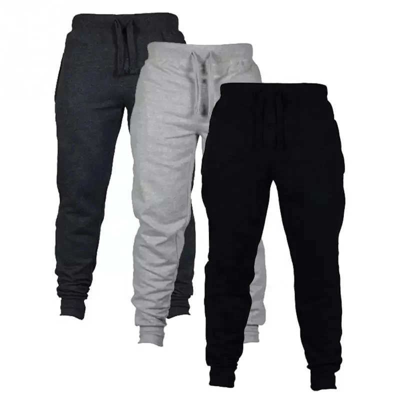 

Men Casual Sweatpants Fashion Joggers Drawstring Trousers, Black/gray/dark gray