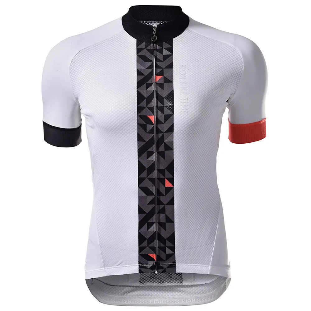 

RION Cycling Jersey Women 2021 Spring Short Sleeve White Bike Jersey MTB Bicycle Clothing Road Team Cycling Shirts Ciclismo, Picture shows