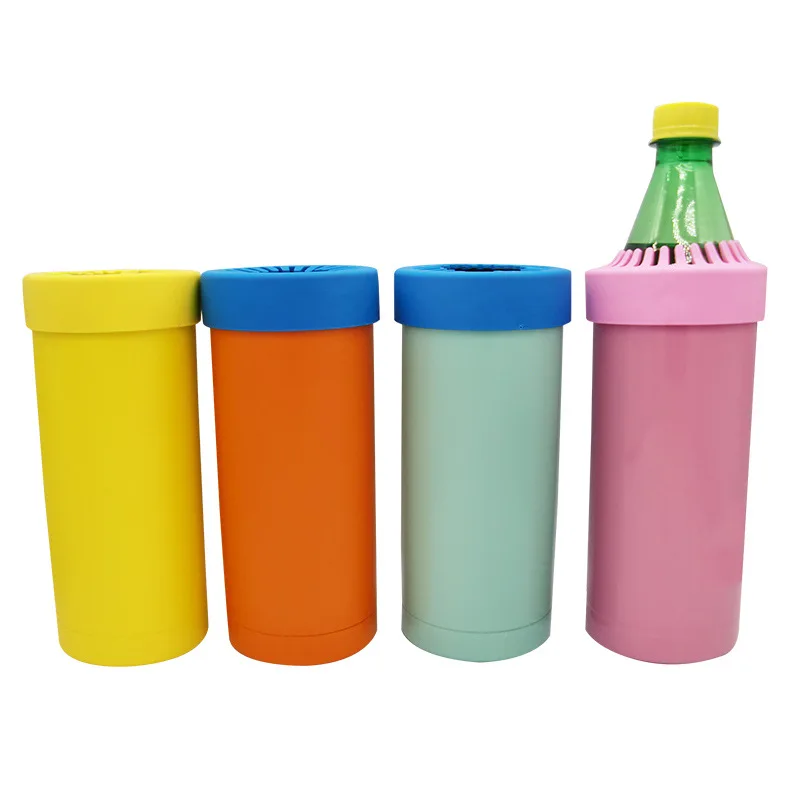 

DD621 Stainless Steel Beer Chillers Bar Cup Insulated Mug Vacuum Tumbler Cold Water Bottle Drinks Cooler Cans, 6 colors