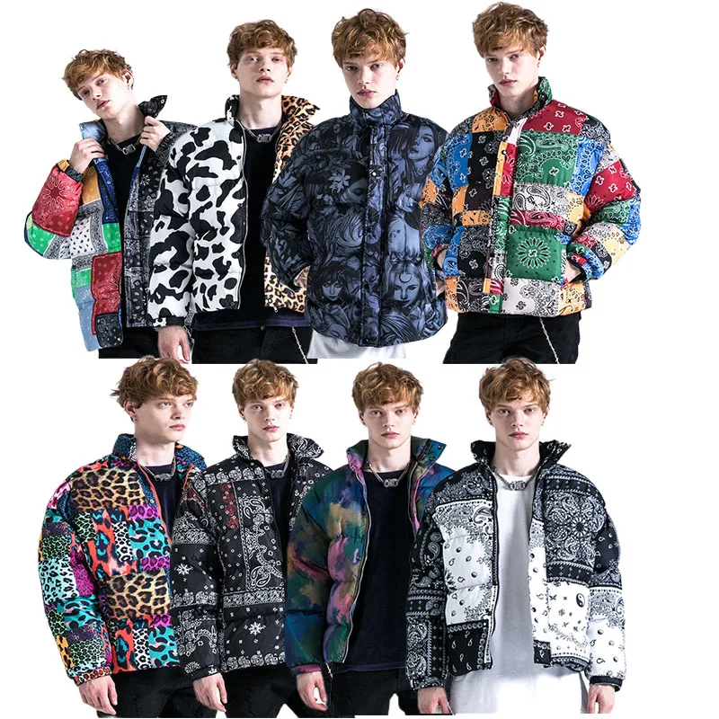 

CS mens winter coat Streetwear padded jackets wholesale hip hop winter outdoor puffer men's jackets & coats, Customized color