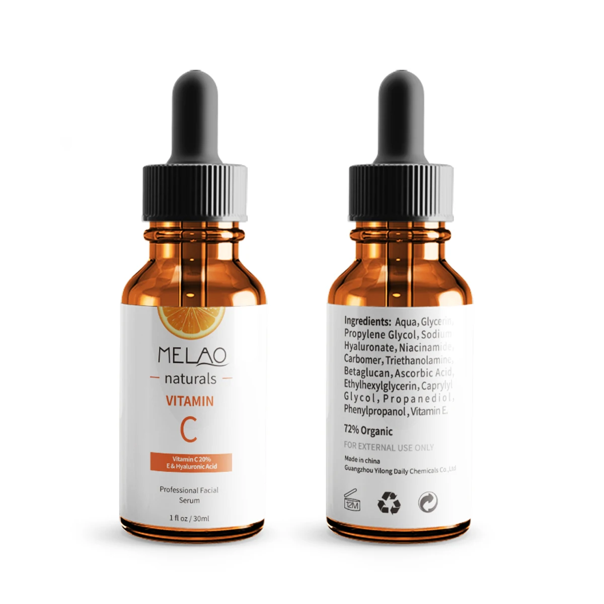 

Ferulic skin 30ml anti-ageing for face with a hyaluronic pure ascorbic acid and E vitamin c serum capsule, White liquid