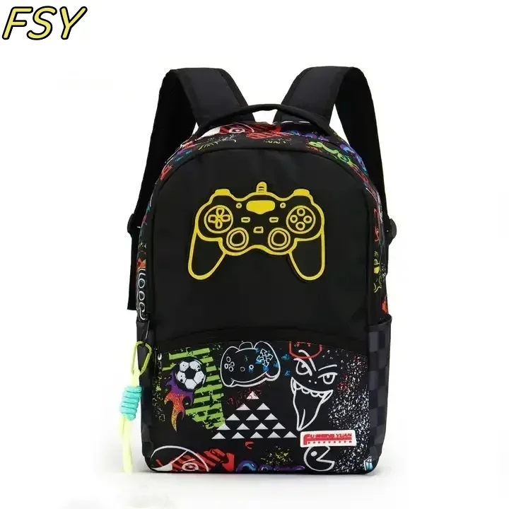 Factory Wholesale New Printed PU Backpack with Custom Logo Large Capacity Waterproof designer Backpack bags