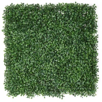 

Fresh PE Material UV protected waterproof faux hedge artificial fence plant wall tile boxwood foliage hedge wall panel