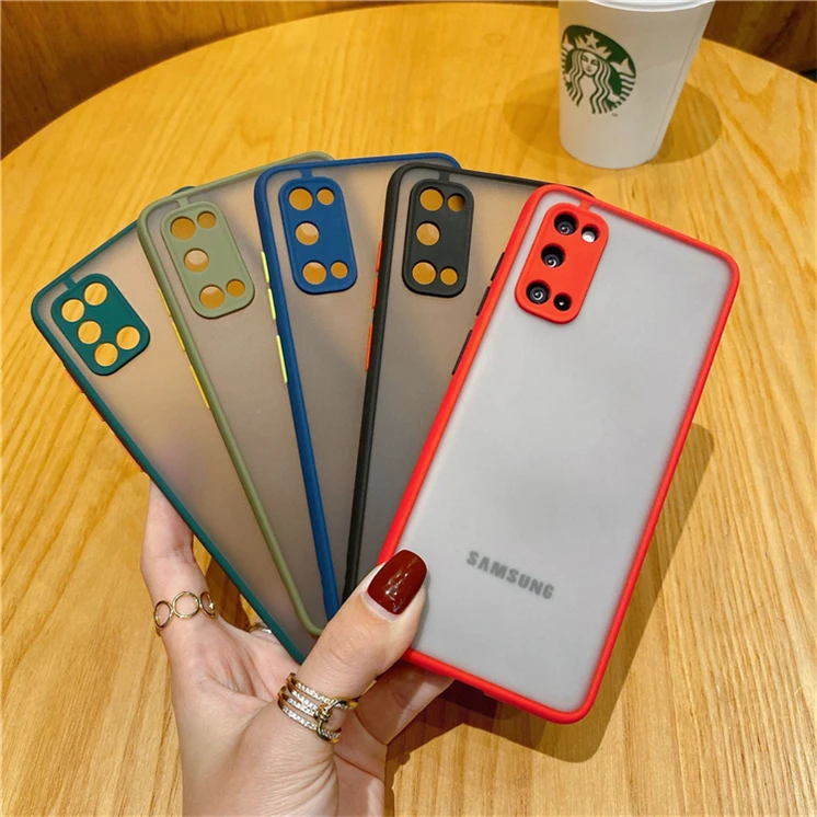 

Colorful TPU Camera Protection Phone Case For Samsung A02S For Samsung Galaxy S21/S21 Plus/S21 Ultra/S20 Cover Cases