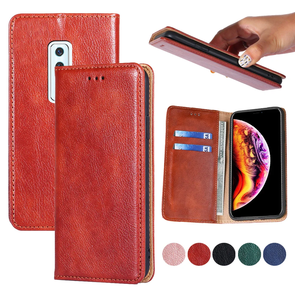 

Leather Case for VIVO S1 S6 S7 S5,Ultra Slim Mobile Phone Wallet Book Case for VIVO V20 SE V11 V15 V17 Pro, 5 colors for your choose