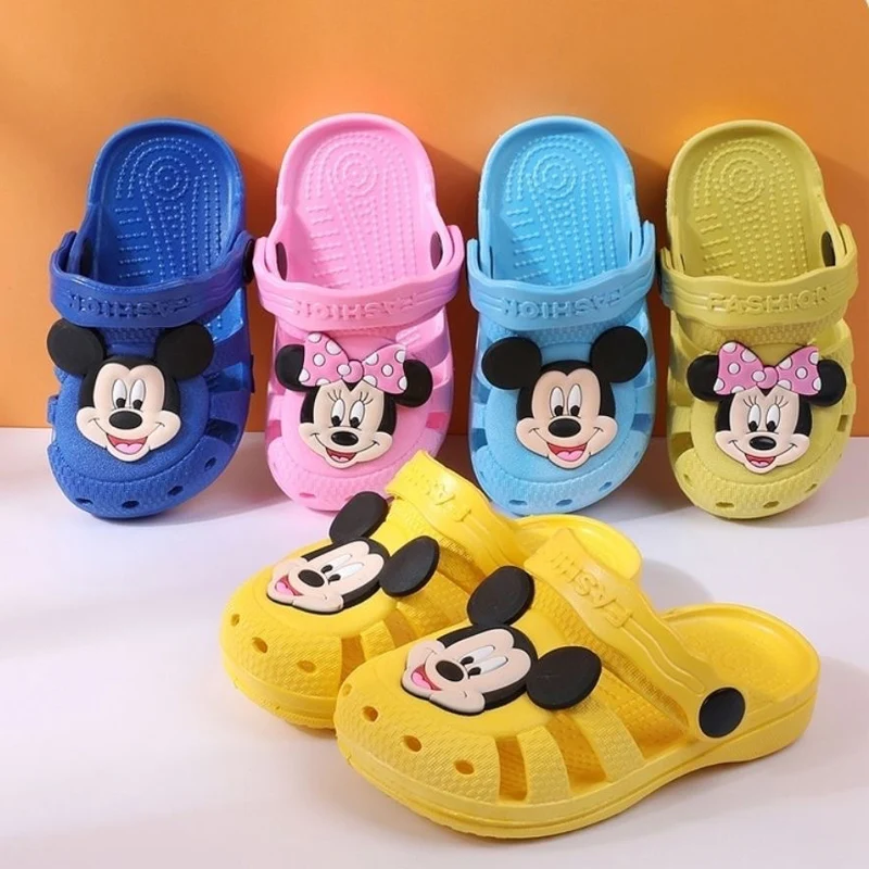 

Children's Hole Shoes Summer Boys Baby Slippers Big Kids Girls Beach Cartoon Sandals and Slippers